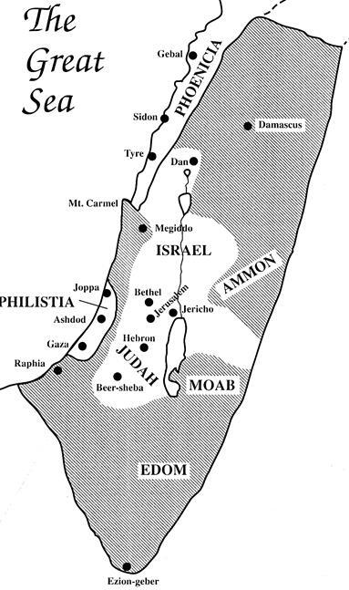 Map of Edom