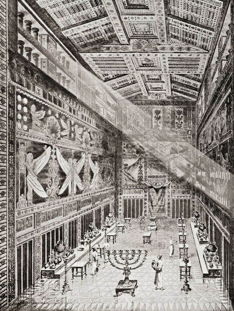 the inside of Solomon's Temple