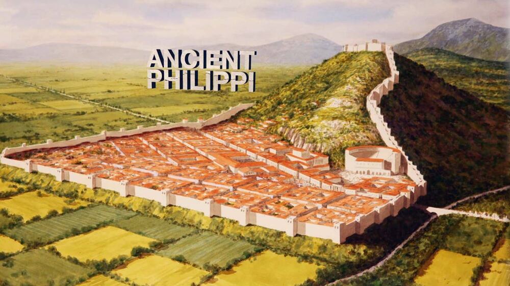 Diagram of Ancient Philippi