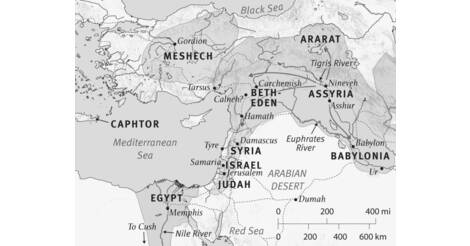 Prophet Map - ChurchBibleStudies.org