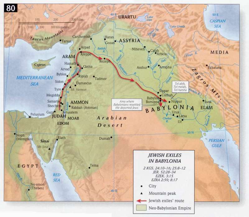 Exile Route Map