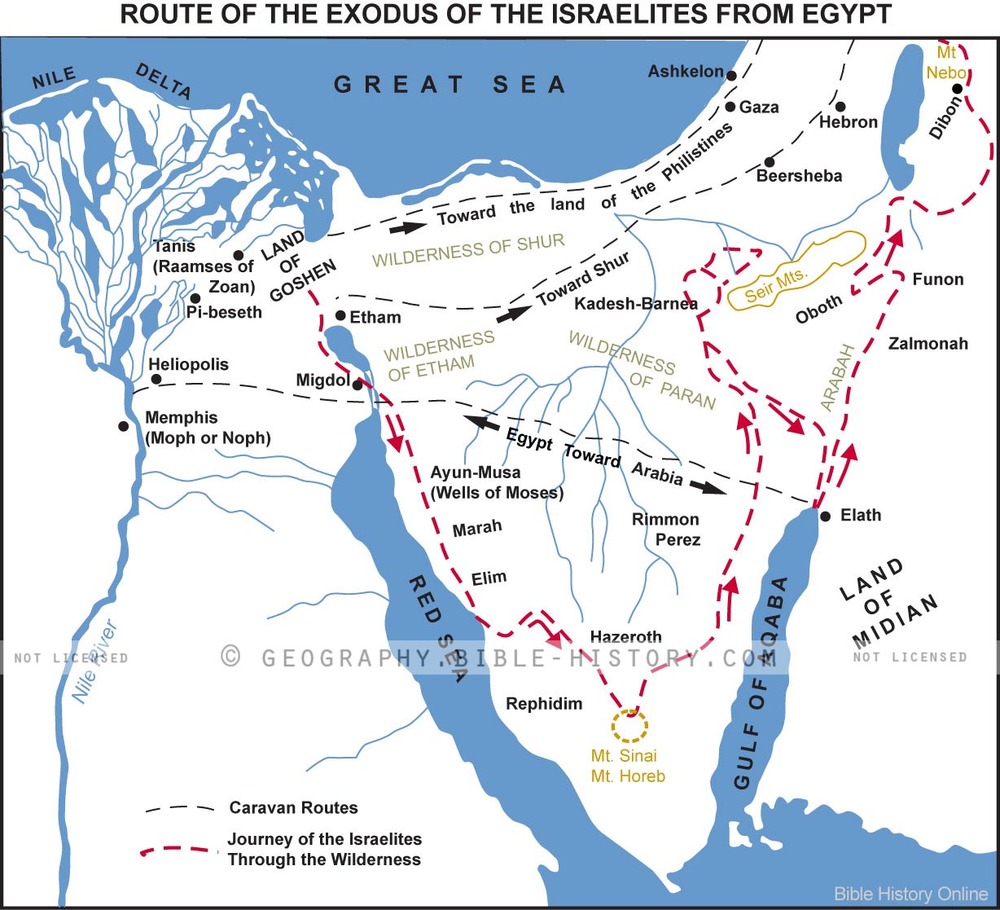 Ex. 14 Route Map