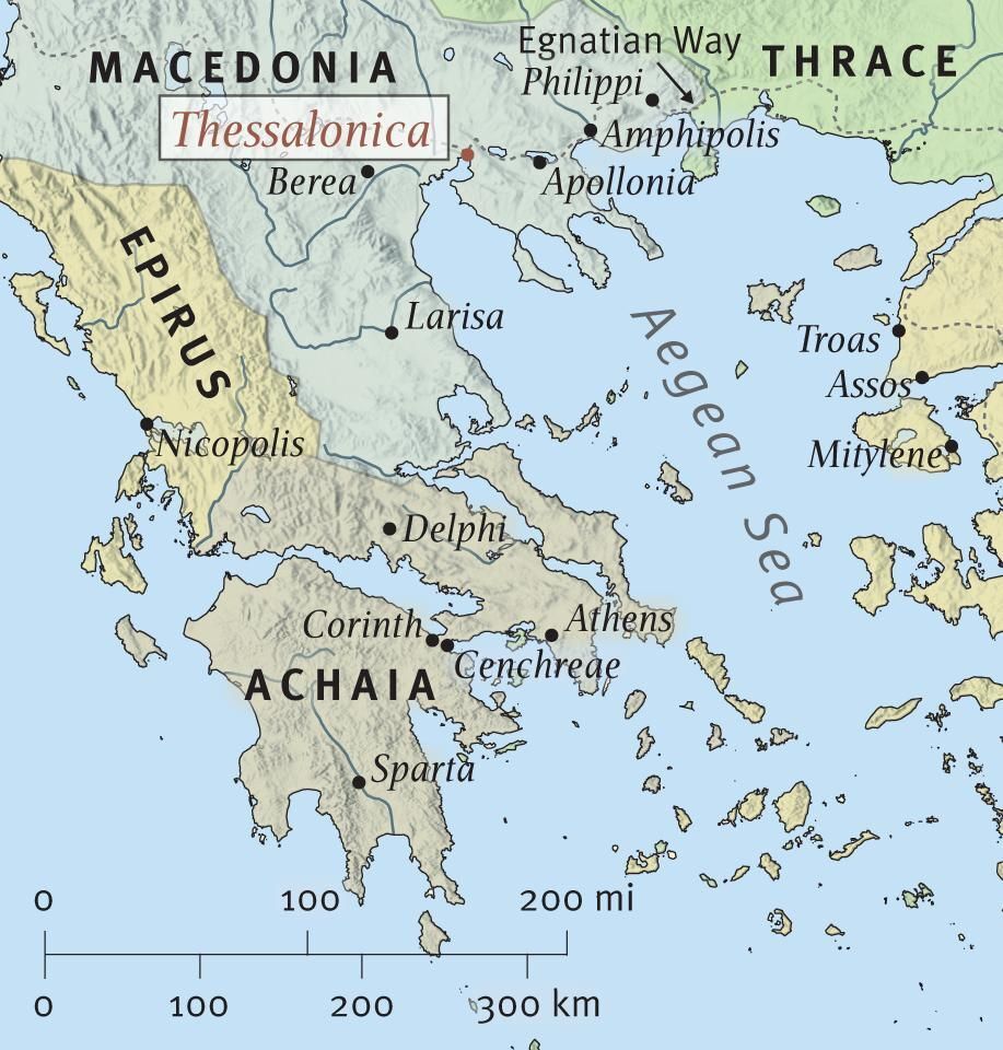Thesslonica Map